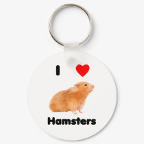 I love hamsters Keychain