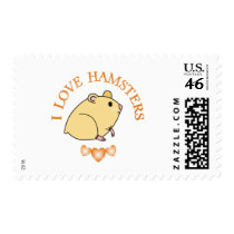 I Love Hamsters Stamps