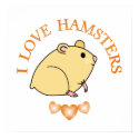 I Love Hamsters posters by AllPetsStore I Love Hamsters posters