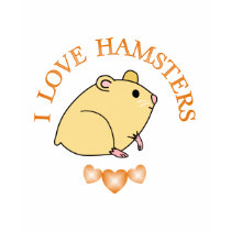 I Love Hamsters t-shirts