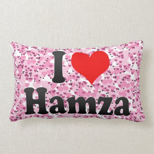 I love Hamza Throw Pillow