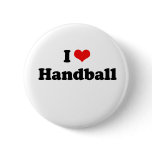 I Love Handball Tshirt Pinback Button