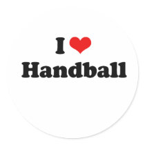 I Love Handball Tshirt stickers by loveshirts I Love Handball Tshirt stickers