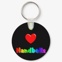I Love Handbells keychains