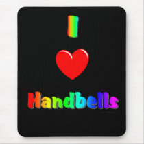 I Love Handbells mousepads by cordura5 I Love Handbells mousepads