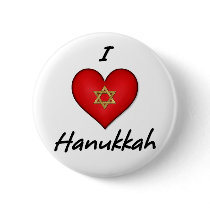 I Love Hanukkah buttons