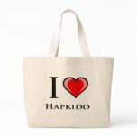 I Love Hapkido Canvas Bags