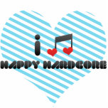I Love Happy Hardcore Photo Cut Out