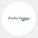 I Love Harbor Springs Michigan Round Sticker