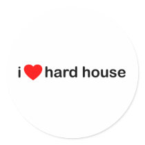 I Love Hard House stickers