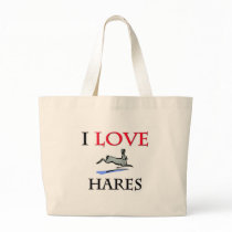 I Love Hares bags