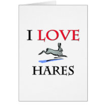 I Love Hares cards