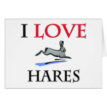 I Love Hares cards