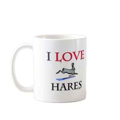 I Love Hares Coffee Mug by tshirtshirts