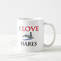 I Love Hares mugs
