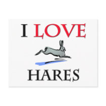 I Love Hares postcards