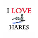 I Love Hares t-shirts