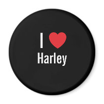 I love Harley magnets by funnycustomtshirts I love Harley magnets