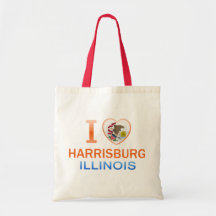 I Love Harrisburg, IL Bags