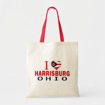 I love Harrisburg, Ohio Tote Bag