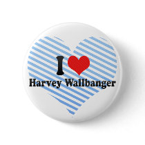 I Love Harvey Wallbanger Pinback Button