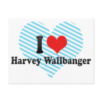 I Love Harvey Wallbanger Postcard