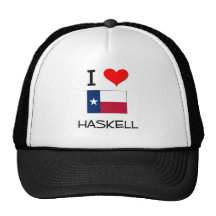 I Love Haskell Texas Hats