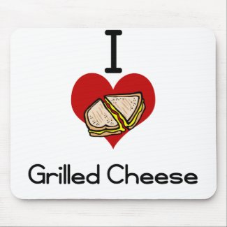 I love-hate grilled cheese mousepad