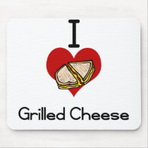 I love-hate grilled cheese mousepads by Edibility I love-hate grilled cheese mousepads