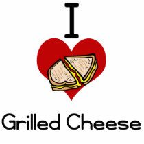I love-hate grilled cheese photo sculptures