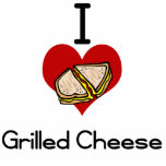 I love-hate grilled cheese photo cutouts