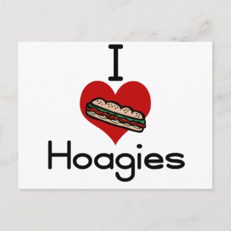 I love-hate hoagies postcard
