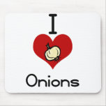I love-hate onions mouse pad