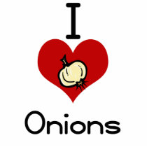 I love-hate onions photo sculpture