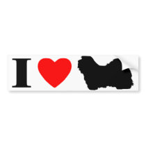 I Love Havanese Bumper Sticker
