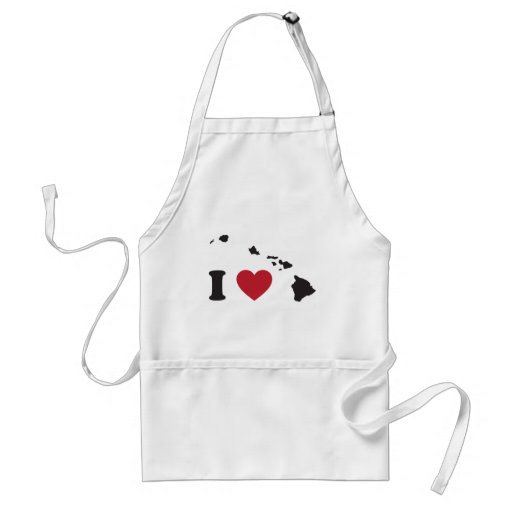 I Love Hawaii Aprons