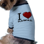 I LOVE HAWAII DOG CLOTHING