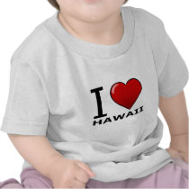 I LOVE HAWAII TSHIRT