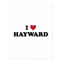 I Love Hayward California Post Card