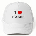 I Love Hazel hats by ilovemyshirt I Love Hazel hats