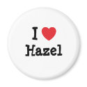 I love Hazel heart T-Shirt magnets by funnycustomtshirts I love Hazel heart T-Shirt magnets