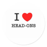 I Love Head-Ons stickers