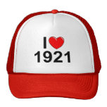 I Love (Heart) 1921 Trucker Hat