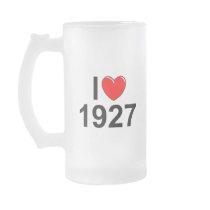 I Love (Heart) 1927 Coffee Mug