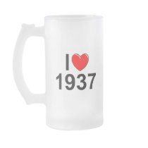 I Love (Heart) 1937 Coffee Mugs