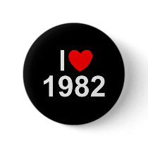 I Love (Heart) 1982 Pins