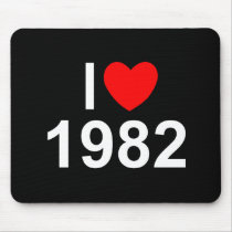 I Love (Heart) 1982 Mouse Pad