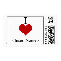 I Love (heart) Abbigail Postage