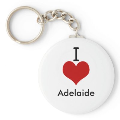 I Love (heart) Adelaide Key Chains