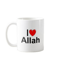 I Love (Heart) Allah Mug